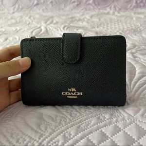 Dark Navy Blue Coach Wallet